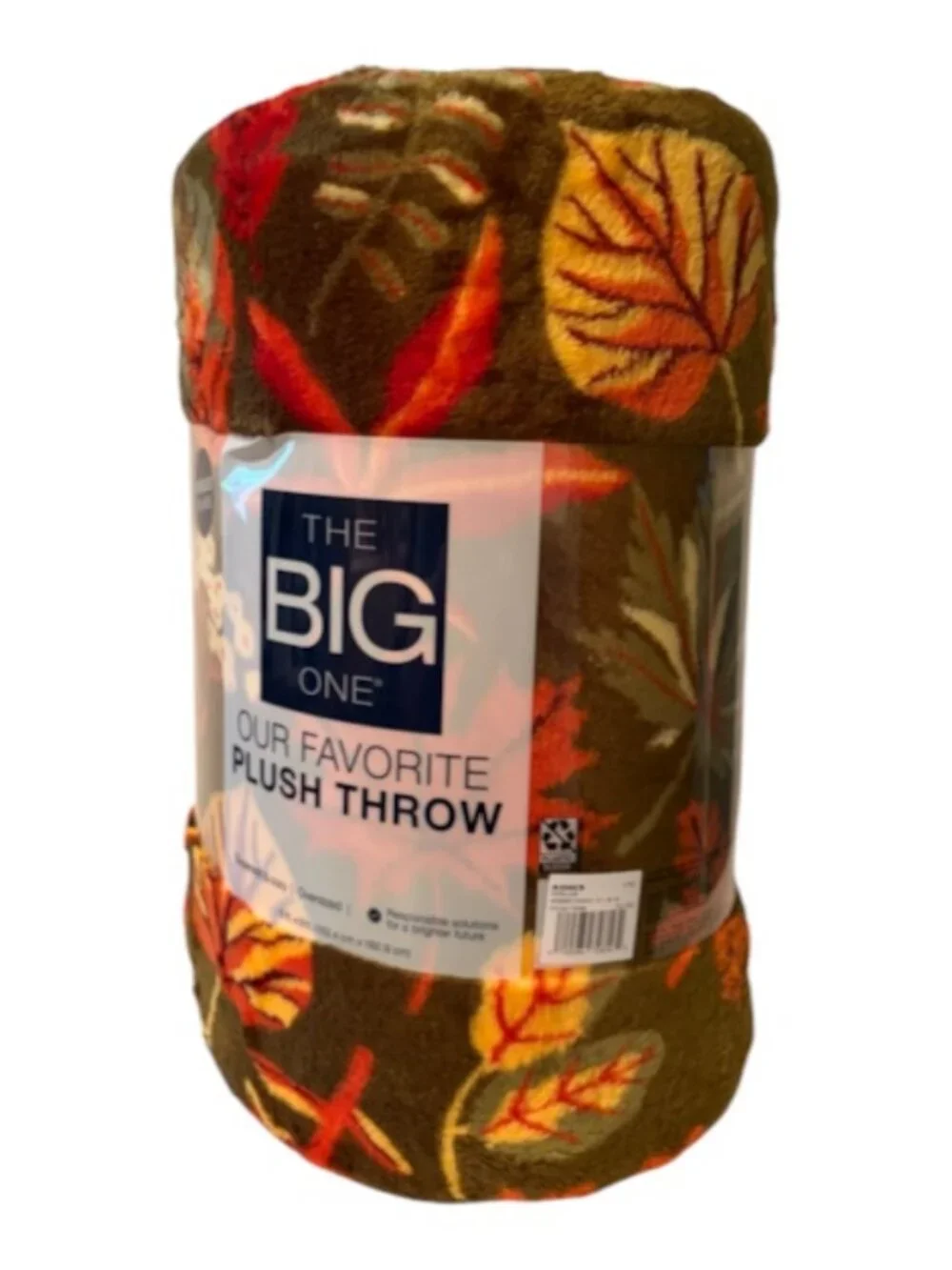The Big One Fall & Harvest Oversized Supersoft Plush Throw 'Fall Leaves' 60